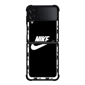 NIKE SWOOSH ROUND BLACK Samsung Galaxy Z FLip4 5G Case Cover
