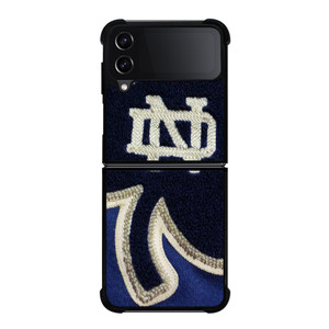 NOTRE DAME BLUE SHAMROCK LOGO Samsung Galaxy Z FLip4 5G Case Cover NOTRE DAME BLUE SHAMROCK LOGO Samsung Galaxy Z FLip4 5G Case Cover