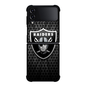 OAKLAND RAIDERS METAL LOGO Samsung Galaxy Z FLip4 5G Case Cover
