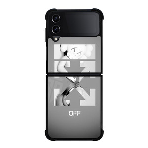 OFF WHITE KAWS Samsung Galaxy Z FLip4 5G Case Cover