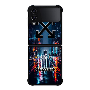 OFF WHITE NIGHT CITY Samsung Galaxy Z FLip4 5G Case Cover OFF WHITE NIGHT CITY Samsung Galaxy Z FLip4 5G Case Cover