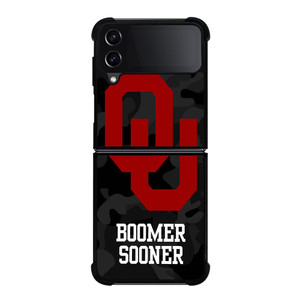OKLAHOMA SOONERS CAMO LOGO Samsung Galaxy Z FLip4 5G Case Cover
