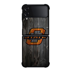 OKLAHOMA STATE UNIVERSITY WOODEN LOGO Samsung Galaxy Z FLip4 5G Case Cover OKLAHOMA STATE UNIVERSITY WOODEN LOGO Samsung Galaxy Z FLip4 5G Case Cover