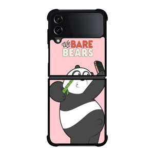 PANDA WE BARE BEARS CUTE Samsung Galaxy Z FLip4 5G Case Cover PANDA WE BARE BEARS CUTE Samsung Galaxy Z FLip4 5G Case Cover