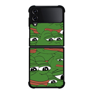 PEPE THE FROG PATTERN Samsung Galaxy Z FLip4 5G Case Cover PEPE THE FROG PATTERN Samsung Galaxy Z FLip4 5G Case Cover