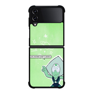 PERIDOT STEVEN UNIVERSE SAYING Samsung Galaxy Z FLip4 5G Case Cover PERIDOT STEVEN UNIVERSE SAYING Samsung Galaxy Z FLip4 5G Case Cover