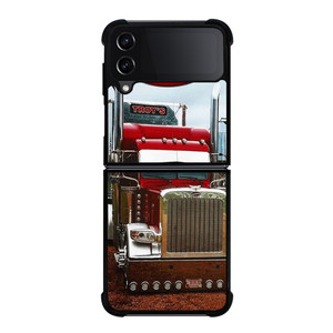PETERBILT TRUCK Samsung Galaxy Z FLip4 5G Case Cover PETERBILT TRUCK Samsung Galaxy Z FLip4 5G Case Cover