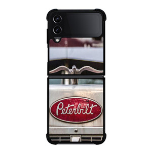 PETERBILT TRUCK METAL EMBLEM Samsung Galaxy Z FLip4 5G Case Cover PETERBILT TRUCK METAL EMBLEM Samsung Galaxy Z FLip4 5G Case Cover