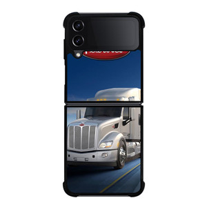 PETERBILT WHITE TRUCK Samsung Galaxy Z FLip4 5G Case Cover