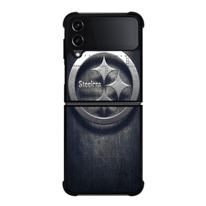 PITTSBURGH STEELERS METAL Samsung Galaxy Z FLip4 5G Case Cover PITTSBURGH STEELERS METAL Samsung Galaxy Z FLip4 5G Case Cover