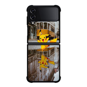 POKEMON TRAIN RETRO Samsung Galaxy Z FLip4 5G Case Cover POKEMON TRAIN RETRO Samsung Galaxy Z FLip4 5G Case Cover
