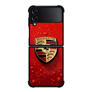 PORSCHE RED EMBLEM Samsung Galaxy Z FLip4 5G Case Cover