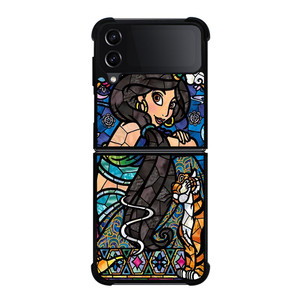 Princess Jasmine Aladdin Fairy Tale Stained Samsung Galaxy Z FLip4 5G Case Cover Princess Jasmine Aladdin Fairy Tale Stained Samsung Galaxy Z FLip4 5G Case Cover