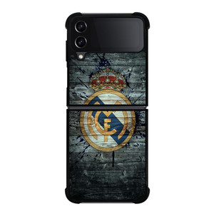 REAL MADRID WOODEN LOGO Samsung Galaxy Z FLip4 5G Case Cover