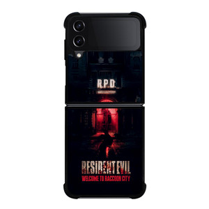 RESIDENT EVIL RACCOON CITY POLICE DEP Samsung Galaxy Z FLip4 5G Case Cover RESIDENT EVIL RACCOON CITY POLICE DEP Samsung Galaxy Z FLip4 5G Case Cover