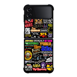 ROCK BAND COLLAGE Samsung Galaxy Z FLip4 5G Case Cover