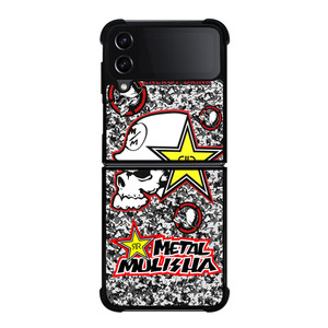 ROCKSTAR METAL MULISHA CAMO Samsung Galaxy Z FLip4 5G Case Cover ROCKSTAR METAL MULISHA CAMO Samsung Galaxy Z FLip4 5G Case Cover