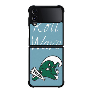 ROLL WAVE TULANE UNIVERSITY Samsung Galaxy Z FLip4 5G Case Cover ROLL WAVE TULANE UNIVERSITY Samsung Galaxy Z FLip4 5G Case Cover