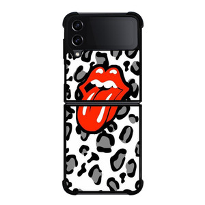 ROLLING STONES LEOPARD Samsung Galaxy Z FLip4 5G Case Cover ROLLING STONES LEOPARD Samsung Galaxy Z FLip4 5G Case Cover