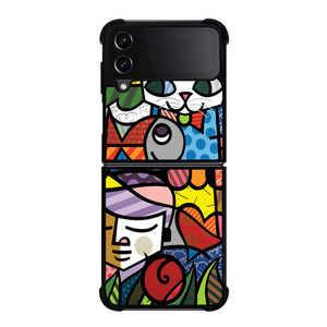 ROMERO BRITTO  Samsung Galaxy Z FLip4 5G Case Cover