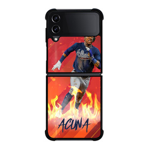 RONALD ACUNA JR ATLANTA BRAVES BASEBALL MLB Samsung Galaxy Z FLip4 5G Case Cover RONALD ACUNA JR ATLANTA BRAVES BASEBALL MLB Samsung Galaxy Z FLip4 5G Case Cover