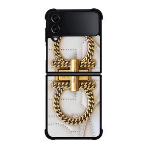 SALVATORE FERRAGAMO EMBLEM Samsung Galaxy Z FLip4 5G Case Cover