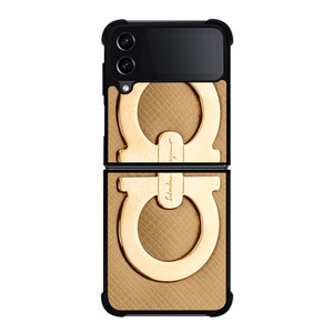SALVATORE FERRAGAMO GOLD LOGO Samsung Galaxy Z FLip4 5G Case Cover SALVATORE FERRAGAMO GOLD LOGO Samsung Galaxy Z FLip4 5G Case Cover