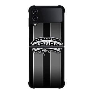 SAN ANTONIO SPURS NBA STRIPE LOGO Samsung Galaxy Z FLip4 5G Case Cover SAN ANTONIO SPURS NBA STRIPE LOGO Samsung Galaxy Z FLip4 5G Case Cover
