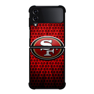 SAN FRANCISCO 49ERS SF METAL Samsung Galaxy Z FLip4 5G Case Cover