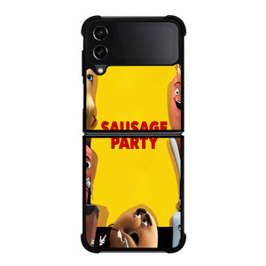 SAUSAGE PARTY CARTOON FRAME ART Samsung Galaxy Z FLip4 5G Case Cover SAUSAGE PARTY CARTOON FRAME ART Samsung Galaxy Z FLip4 5G Case Cover