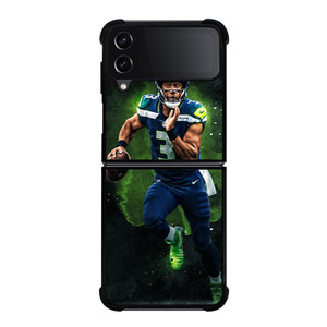 SEATTLE SEAHAWKS RUSSELL WILSON NFL Samsung Galaxy Z FLip4 5G Case Cover SEATTLE SEAHAWKS RUSSELL WILSON NFL Samsung Galaxy Z FLip4 5G Case Cover