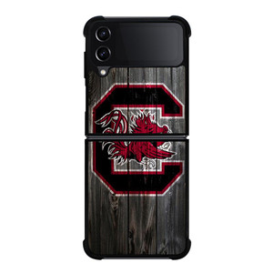 SOUTH CAROLINA GAMECOCKS WOODEN LOGO Samsung Galaxy Z FLip4 5G Case Cover