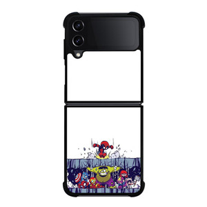 SPIDERMAN VS ALL MARVEL HEROES KAWAII Samsung Galaxy Z FLip4 5G Case Cover SPIDERMAN VS ALL MARVEL HEROES KAWAII Samsung Galaxy Z FLip4 5G Case Cover