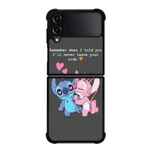 STITCH AND GIRLFRIEND LOVE QUOTE Samsung Galaxy Z FLip4 5G Case Cover STITCH AND GIRLFRIEND LOVE QUOTE Samsung Galaxy Z FLip4 5G Case Cover