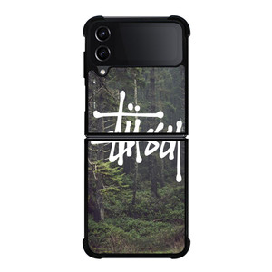 STUSSY SPOOKY FOREST LOGO Samsung Galaxy Z FLip4 5G Case Cover STUSSY SPOOKY FOREST LOGO Samsung Galaxy Z FLip4 5G Case Cover