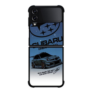 SUBARU IMPREZA COLIN MCRAE Samsung Galaxy Z FLip4 5G Case Cover SUBARU IMPREZA COLIN MCRAE Samsung Galaxy Z FLip4 5G Case Cover