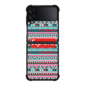 SUPREME AZTEC PATTERN Samsung Galaxy Z FLip4 5G Case Cover