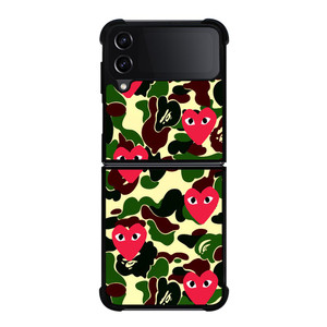SUPREME BAPE COMME DES GARCONS Samsung Galaxy Z FLip4 5G Case Cover SUPREME BAPE COMME DES GARCONS Samsung Galaxy Z FLip4 5G Case Cover
