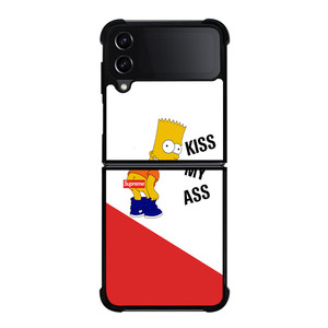 SUPREME BART SIMPSON KISS MY ASS Samsung Galaxy Z FLip4 5G Case Cover