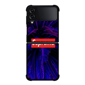 SUPREME GLOWING PALM TREE Samsung Galaxy Z FLip4 5G Case Cover SUPREME GLOWING PALM TREE Samsung Galaxy Z FLip4 5G Case Cover