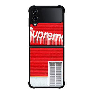 SUPREME MELTED RED HOUSE Samsung Galaxy Z FLip4 5G Case Cover