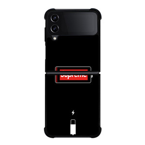 SUPREME PHONE LOW BATTERY Samsung Galaxy Z FLip4 5G Case Cover SUPREME PHONE LOW BATTERY Samsung Galaxy Z FLip4 5G Case Cover