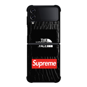 SUPREME X THE NORTH FACE LEATHER Samsung Galaxy Z FLip4 5G Case Cover SUPREME X THE NORTH FACE LEATHER Samsung Galaxy Z FLip4 5G Case Cover