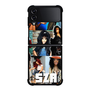 SZA FEMALE SINGER COLLAGE Samsung Galaxy Z FLip4 5G Case Cover SZA FEMALE SINGER COLLAGE Samsung Galaxy Z FLip4 5G Case Cover