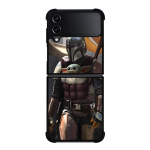 THE MANDALORIAN AND BABY YODA Samsung Galaxy Z FLip4 5G Case Cover