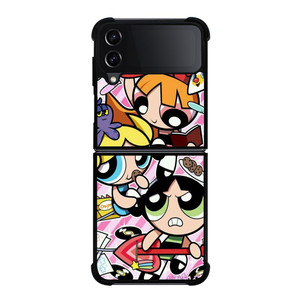 THE POWERPUFF GIRLS COLLAGE Samsung Galaxy Z FLip4 5G Case Cover