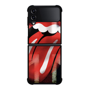 THE ROLLING STONES BRITISH FLAG LOGO Samsung Galaxy Z FLip4 5G Case Cover THE ROLLING STONES BRITISH FLAG LOGO Samsung Galaxy Z FLip4 5G Case Cover