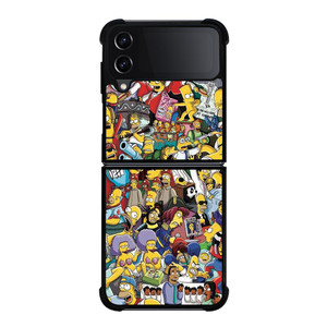 THE SIMPSONS ALL COLLAGE Samsung Galaxy Z FLip4 5G Case Cover