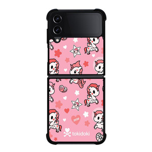 TOKIDOKI UNICORN COLLAGE Samsung Galaxy Z FLip4 5G Case Cover TOKIDOKI UNICORN COLLAGE Samsung Galaxy Z FLip4 5G Case Cover