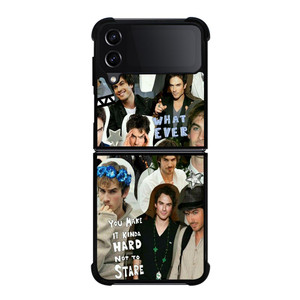 VAMPIRE DIARIES IAN SOMERHALDER COLLAGE Samsung Galaxy Z FLip4 5G Case Cover VAMPIRE DIARIES IAN SOMERHALDER COLLAGE Samsung Galaxy Z FLip4 5G Case Cover